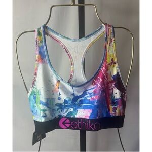 Ethika Women's Splash Print Sports Bra